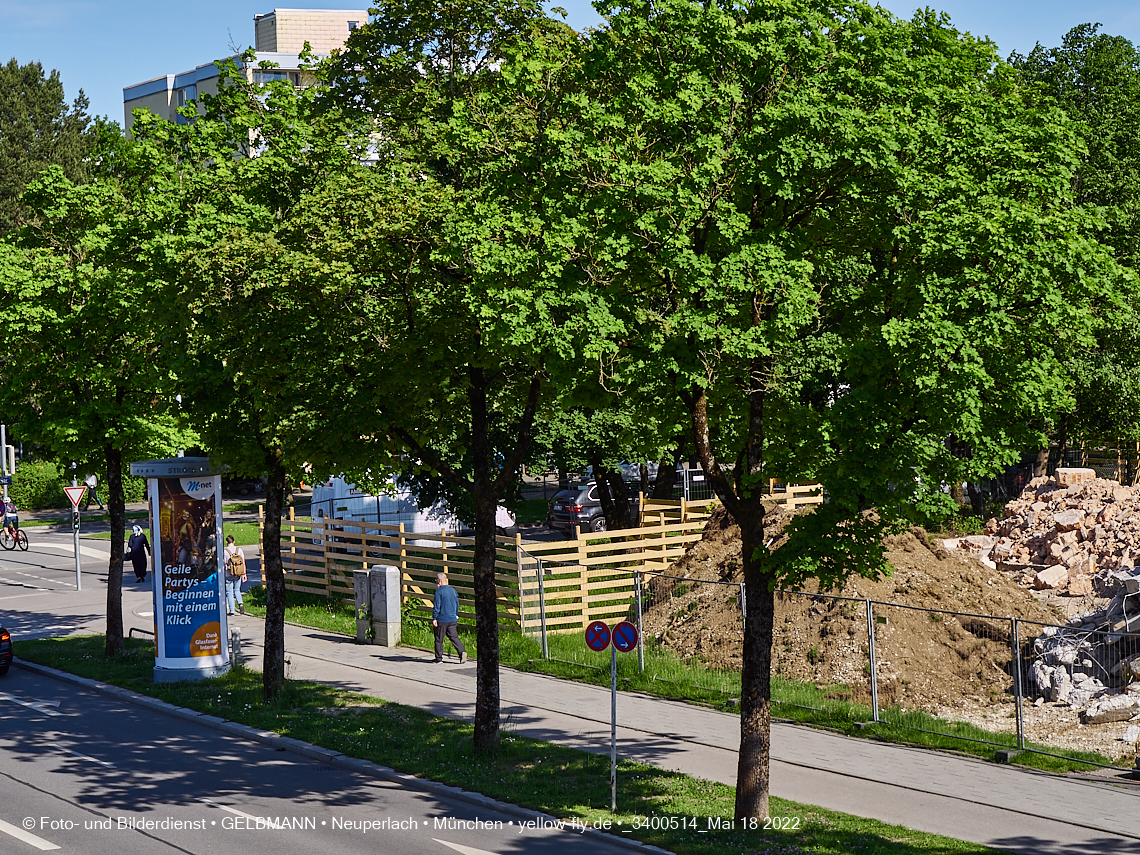 18.05.2022 - Baustelle am Haus für Kinder in Neuperlach